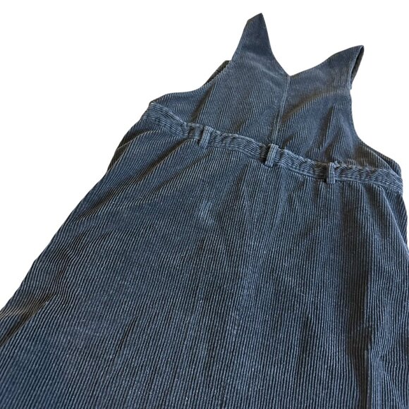 The Disney Store 101 Dalmatians Black Corduroy Overall Dress Retro Y2K 90s Med - Picture 10 of 12